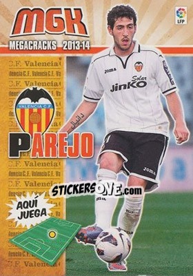 Figurina Parejo - Liga BBVA 2013-2014. Megacracks - Panini
