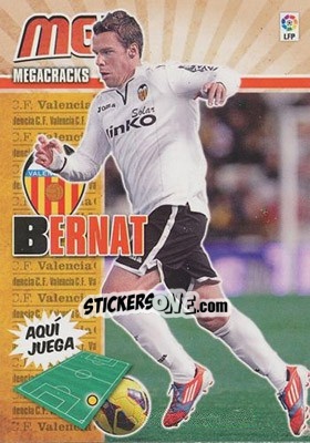 Sticker Bernat - Liga BBVA 2013-2014. Megacracks n. 319 - Panini
