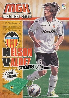 Sticker Nelson Valdez - Liga BBVA 2013-2014. Megacracks n. 322 - Panini