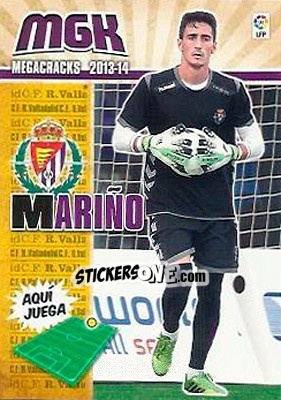 Sticker Mariño - Liga BBVA 2013-2014. Megacracks n. 326bis - Panini
