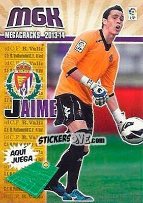 Cromo Jaime - Liga BBVA 2013-2014. Megacracks - Panini