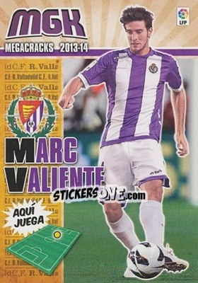 Sticker Marc Valiente - Liga BBVA 2013-2014. Megacracks n. 329 - Panini
