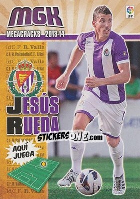 Sticker Jesús Rueda - Liga BBVA 2013-2014. Megacracks - Panini