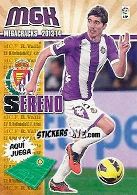 Cromo Sereno - Liga BBVA 2013-2014. Megacracks - Panini