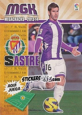 Cromo Sastre - Liga BBVA 2013-2014. Megacracks - Panini