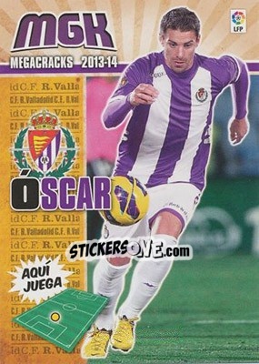 Figurina Óscar - Liga BBVA 2013-2014. Megacracks - Panini