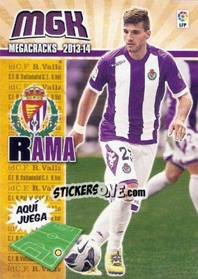Figurina Rama - Liga BBVA 2013-2014. Megacracks - Panini