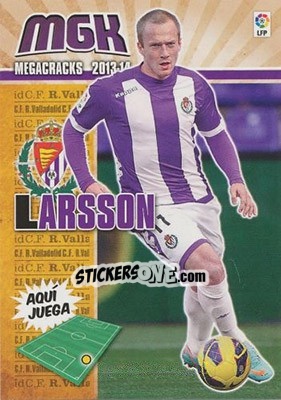 Sticker Larsson - Liga BBVA 2013-2014. Megacracks n. 340 - Panini