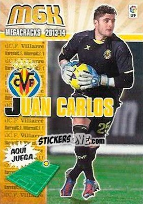 Sticker Juan Carlos - Liga BBVA 2013-2014. Megacracks - Panini