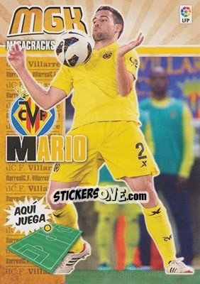 Sticker Mario - Liga BBVA 2013-2014. Megacracks - Panini