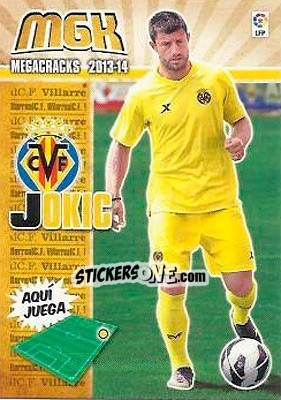 Sticker Jokic - Liga BBVA 2013-2014. Megacracks n. 346 - Panini