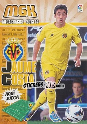 Cromo Jaume Costa - Liga BBVA 2013-2014. Megacracks - Panini