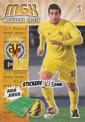 Sticker Cani - Liga BBVA 2013-2014. Megacracks n. 354 - Panini