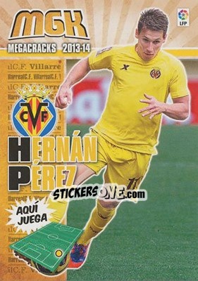 Figurina Hernán Pérez - Liga BBVA 2013-2014. Megacracks - Panini