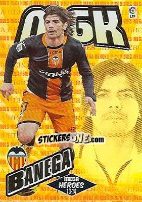 Sticker Banega - Liga BBVA 2013-2014. Megacracks n. 377 - Panini