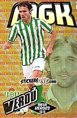 Sticker Verdú - Liga BBVA 2013-2014. Megacracks n. 379bis - Panini