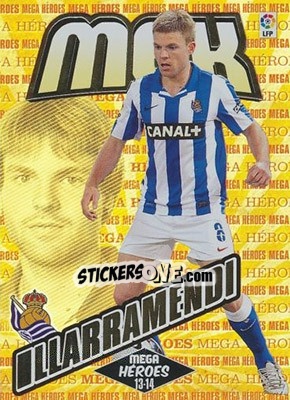 Sticker Illarramendi - Liga BBVA 2013-2014. Megacracks - Panini
