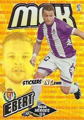Sticker Ebert - Liga BBVA 2013-2014. Megacracks n. 385 - Panini