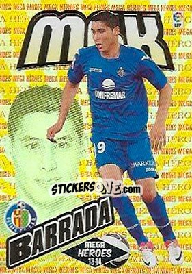 Sticker Barrada - Liga BBVA 2013-2014. Megacracks n. 390 - Panini