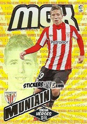 Sticker Muniain - Liga BBVA 2013-2014. Megacracks n. 393 - Panini