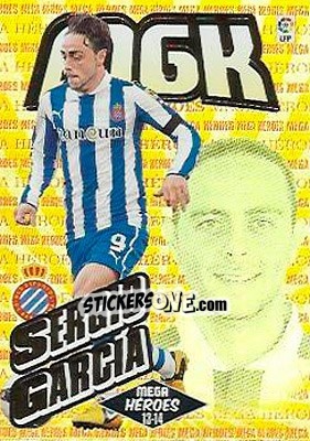 Sticker Sergio García - Liga BBVA 2013-2014. Megacracks - Panini