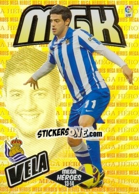 Figurina Vela - Liga BBVA 2013-2014. Megacracks - Panini