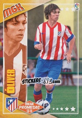 Sticker Óliver Torres - Liga BBVA 2013-2014. Megacracks n. 408 - Panini