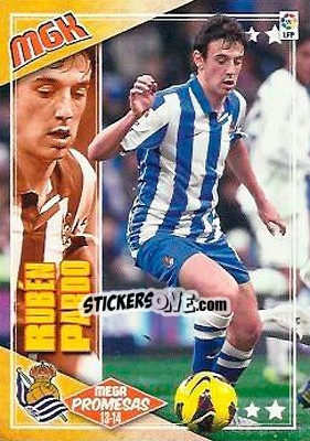 Sticker Rubén Pardo - Liga BBVA 2013-2014. Megacracks - Panini