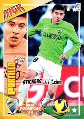 Sticker Portillo - Liga BBVA 2013-2014. Megacracks n. 412 - Panini