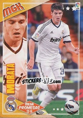 Sticker Morata - Liga BBVA 2013-2014. Megacracks n. 413 - Panini