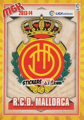 Sticker Escudo 2ª - Liga BBVA 2013-2014. Megacracks n. 415 - Panini