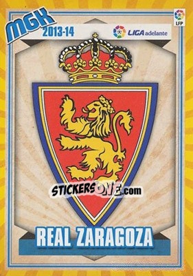 Cromo Escudo 2ª - Liga BBVA 2013-2014. Megacracks - Panini