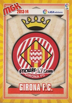 Sticker Escudo 2ª - Liga BBVA 2013-2014. Megacracks n. 418 - Panini