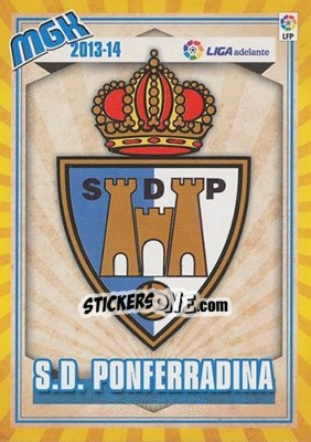Figurina Escudo 2ª - Liga BBVA 2013-2014. Megacracks n. 421 - Panini
