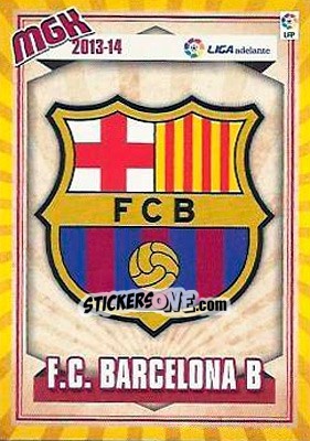 Sticker Escudo 2ª - Liga BBVA 2013-2014. Megacracks n. 423 - Panini