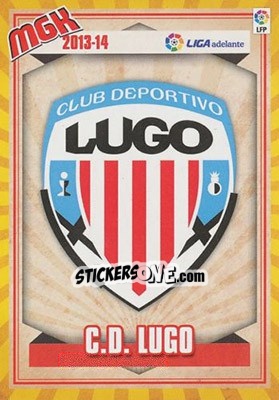 Sticker Escudo 2ª - Liga BBVA 2013-2014. Megacracks n. 425 - Panini