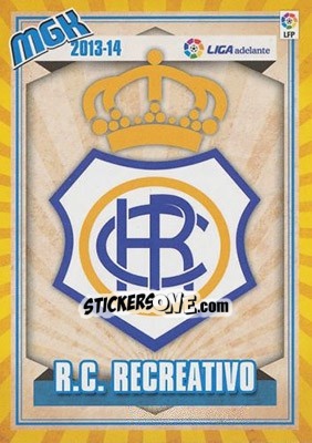 Sticker Escudo 2ª - Liga BBVA 2013-2014. Megacracks n. 427 - Panini
