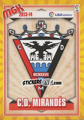 Sticker Escudo 2ª - Liga BBVA 2013-2014. Megacracks n. 429 - Panini