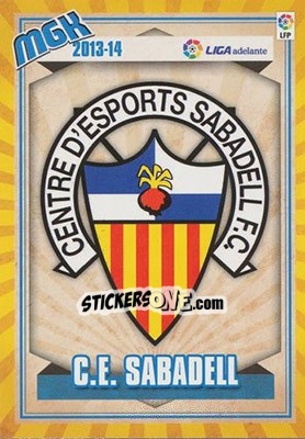 Sticker Escudo 2ª - Liga BBVA 2013-2014. Megacracks n. 430 - Panini