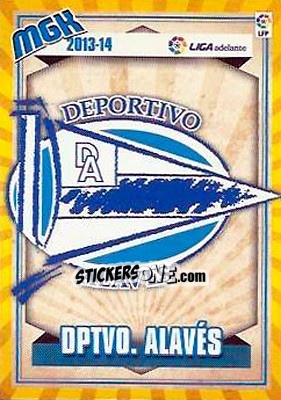 Sticker Escudo 2ª - Liga BBVA 2013-2014. Megacracks n. 433 - Panini