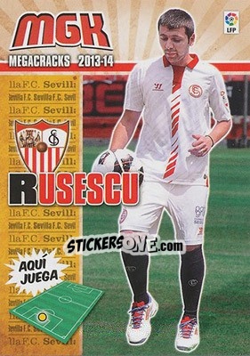 Cromo Rusescu - Liga BBVA 2013-2014. Megacracks - Panini