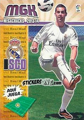 Sticker Isco - Liga BBVA 2013-2014. Megacracks - Panini