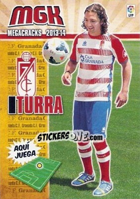 Sticker Iturra - Liga BBVA 2013-2014. Megacracks n. 446 - Panini