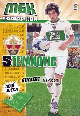 Sticker Stevanovic - Liga BBVA 2013-2014. Megacracks - Panini