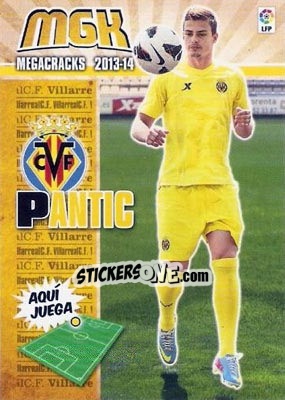 Sticker Pantic - Liga BBVA 2013-2014. Megacracks - Panini