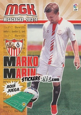 Cromo Marko Marin - Liga BBVA 2013-2014. Megacracks - Panini