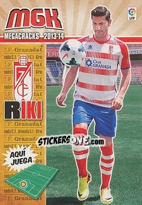 Cromo Riki - Liga BBVA 2013-2014. Megacracks - Panini