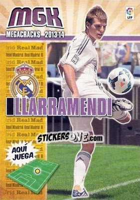 Sticker Illarramendi - Liga BBVA 2013-2014. Megacracks - Panini