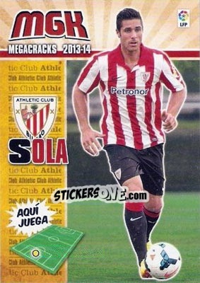 Sticker Sola - Liga BBVA 2013-2014. Megacracks n. 462 - Panini