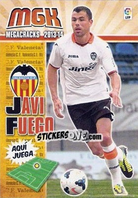 Sticker Javi Fuego - Liga BBVA 2013-2014. Megacracks n. 464 - Panini